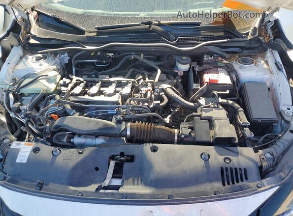 JHMFC1F74KX002922 2019 HONDA CIVIC White Вид задньої частини салону