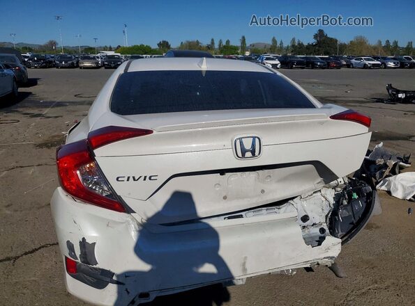 JHMFC1F74KX002922 2019 HONDA CIVIC White Вид ззаду
