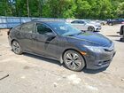 2018 Honda Civic Exl Black vin: JHMFC1F75JX021333