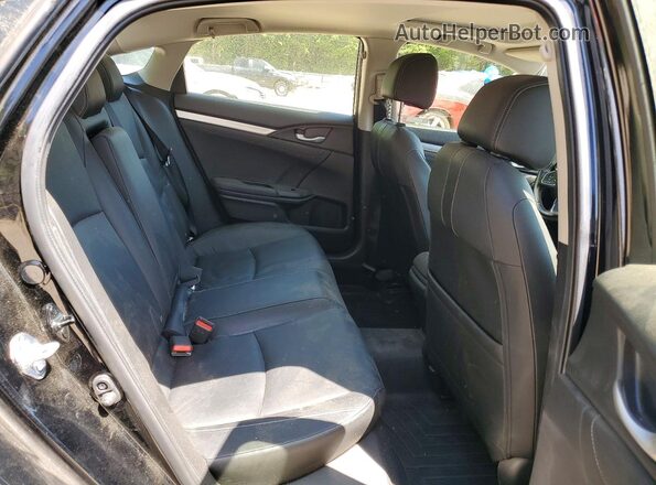 JHMFC1F75JX021333 2018 HONDA CIVIC Black Rear seats view