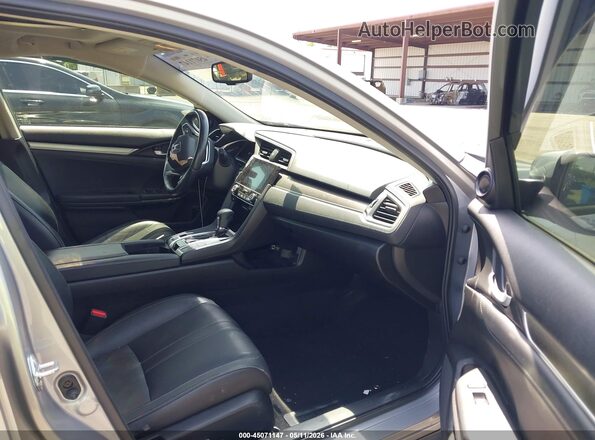 JHMFC1F75JX035538 2018 HONDA CIVIC Silver Widok wnętrza z przodu