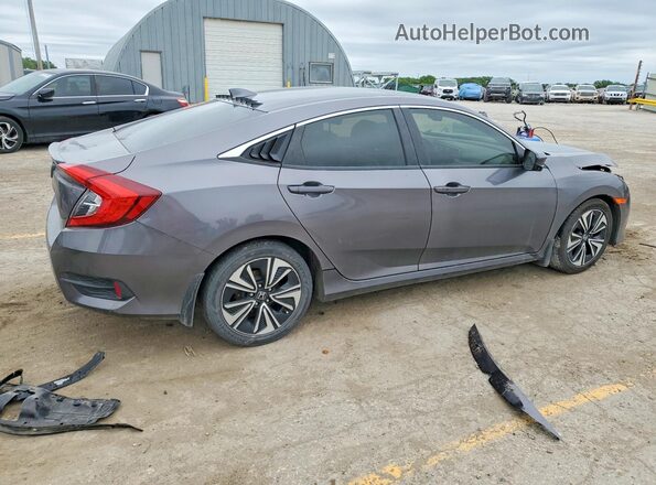 JHMFC1F77JX038571 2018 HONDA CIVIC Charcoal Rear right