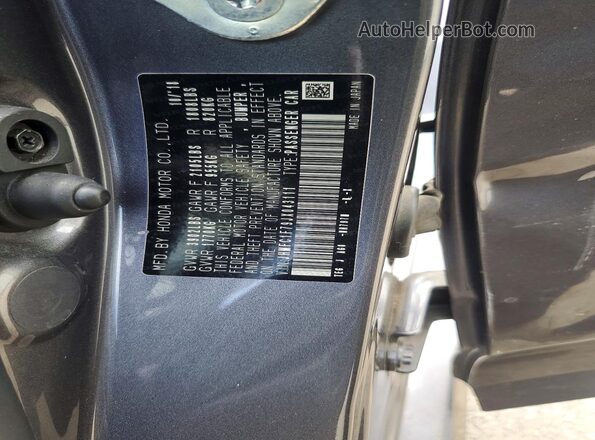 JHMFC1F79JX043111 2018 HONDA CIVIC Charcoal Vista del compartimento del motor