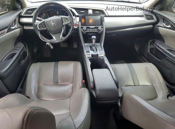JHMFC1F79JX043111 2018 HONDA CIVIC Charcoal Vista del salpicadero