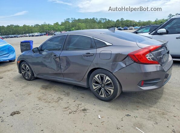 JHMFC1F79JX043111 2018 HONDA CIVIC Charcoal Trasero izquierdo