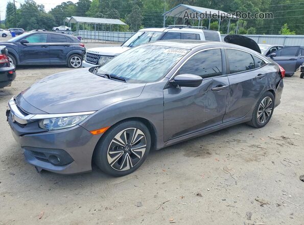 JHMFC1F79JX043111 2018 HONDA CIVIC Charcoal Vista tres cuartos delantera izquierda