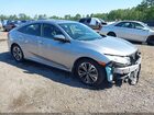 2018 Honda Civic Ex-l Silver vin: JHMFC1F7XJX043165