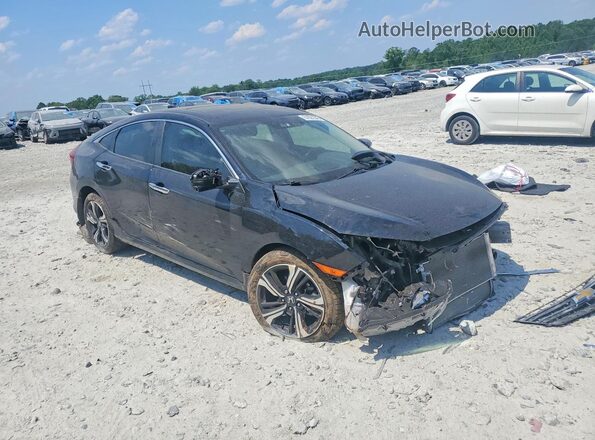 JHMFC1F97JX021481 2018 HONDA CIVIC Черный Передняя правая четверть