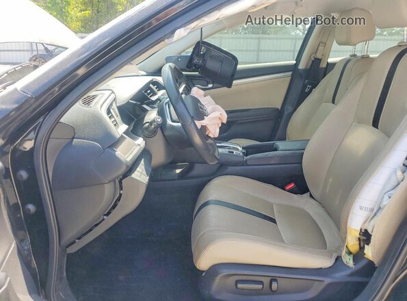 JHMFC1F97JX021481 2018 HONDA CIVIC Черный Вид салона спереди