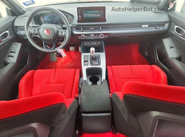 JHMFL5G45SX000463 2025 HONDA CIVIC White Вид панелі приладів
