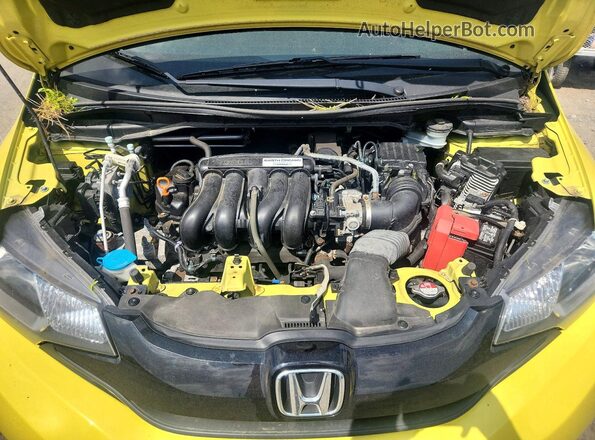 JHMGK5H5XHS010331 2017 HONDA FIT Yellow Vista interior trasera
