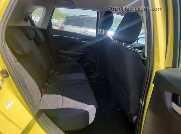 JHMGK5H5XHS010331 2017 HONDA FIT Yellow Vista de los asientos traseros