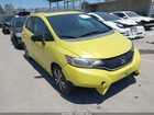 2016 Honda Fit Ex Yellow vin: JHMGK5H71GX044919