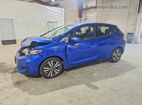 JHMGK5H77HS022258 2017 HONDA FIT Blue Przód lewy