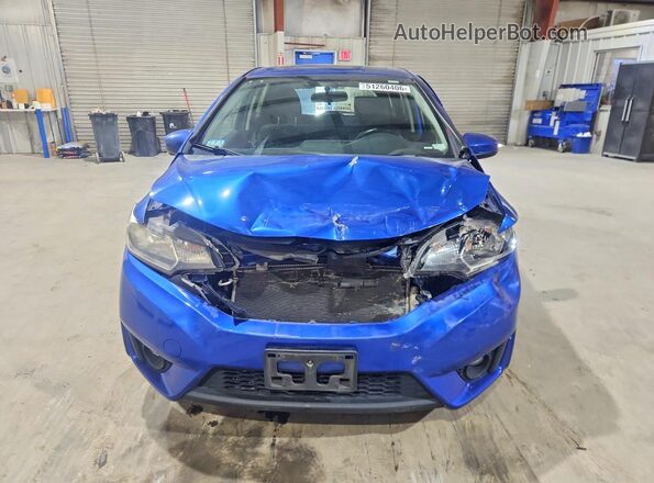 JHMGK5H77HS022258 2017 HONDA FIT Blue Widok z przodu