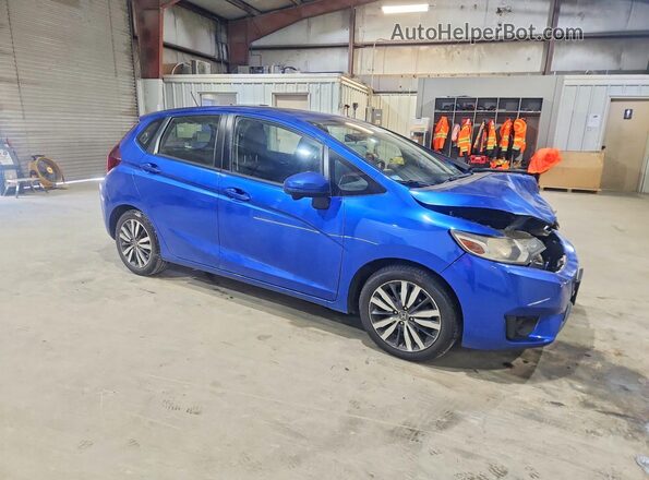 JHMGK5H77HS022258 2017 HONDA FIT Blue Przód prawy