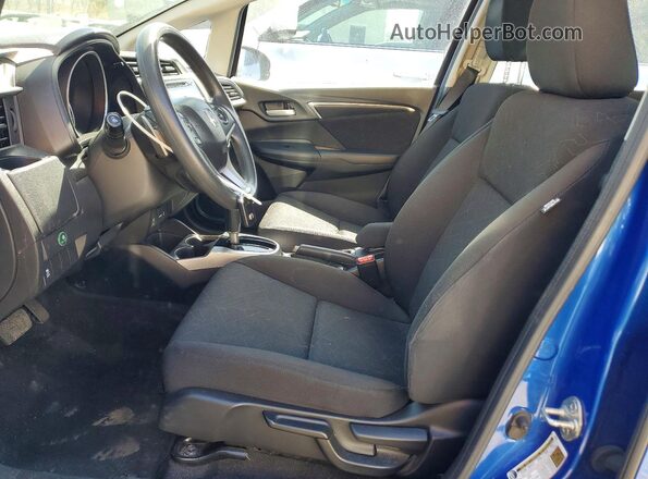 JHMGK5H77HS022258 2017 HONDA FIT Blue Widok wnętrza z przodu