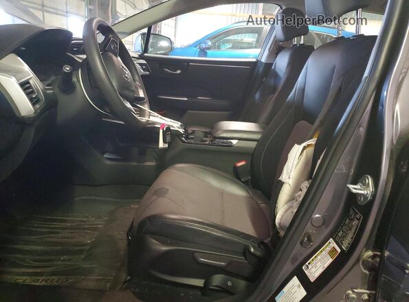 JHMZC5F12JC011303 2018 HONDA CLARITY Серый Вид салона спереди