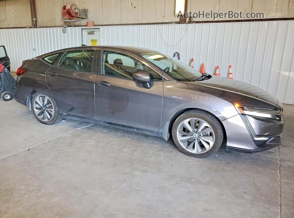 JHMZC5F12JC011303 2018 HONDA CLARITY Серый Передняя правая четверть
