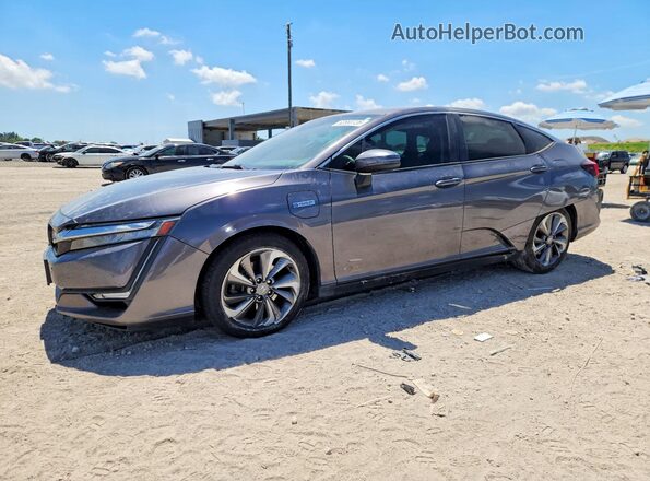 JHMZC5F19JC018040 2018 HONDA CLARITY Серый Передняя левая четверть