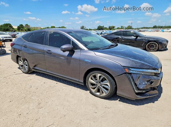 JHMZC5F19JC018040 2018 HONDA CLARITY Серый Передняя правая четверть