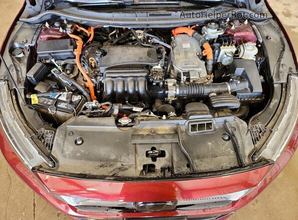 JHMZC5F30JC000706 2018 HONDA CLARITY Красный Вид задней части салона