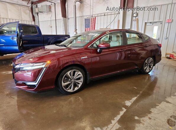 JHMZC5F30JC000706 2018 HONDA CLARITY Красный Передняя левая четверть