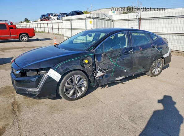 JHMZC5F30JC010412 2018 HONDA CLARITY Black წინა მარცხენა ხედი სამი მეოთხედიდან