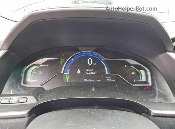 JHMZC5F34KC003755 2019 HONDA CLARITY Черный Вид щитка приборов