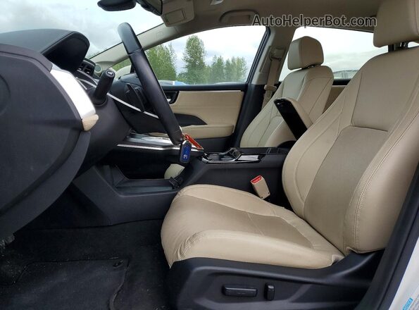 JHMZC5F39JC007346 2018 HONDA CLARITY Белый Вид салона спереди