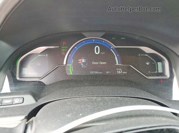 JHMZC5F39JC007346 2018 HONDA CLARITY Белый Вид щитка приборов