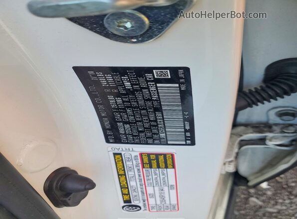 JHMZC5F39JC016581 2018 HONDA CLARITY Белый Вид подкапотного пространства