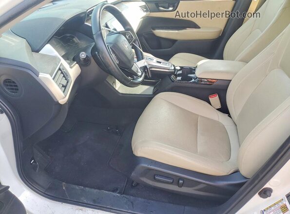JHMZC5F39JC016581 2018 HONDA CLARITY Белый Вид салона спереди