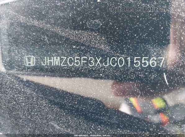 JHMZC5F3XJC015567 2018 HONDA CLARITY PLUG-IN HYBRID Green Engine compartment view