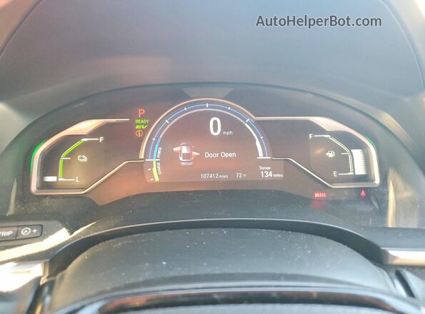 JHMZC5F3XKC002349 2019 HONDA CLARITY Черный Вид щитка приборов