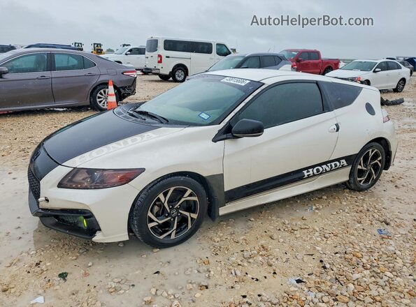 JHMZF1D65GS000034 2016 HONDA CR-Z White Vista tres cuartos delantera izquierda