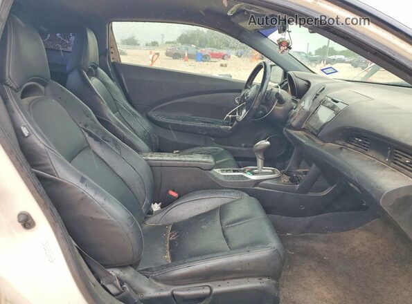 JHMZF1D65GS000034 2016 HONDA CR-Z White Vista de los asientos traseros