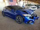 2016 Honda Cr-z Ex Синий vin: JHMZF1D67GS000553