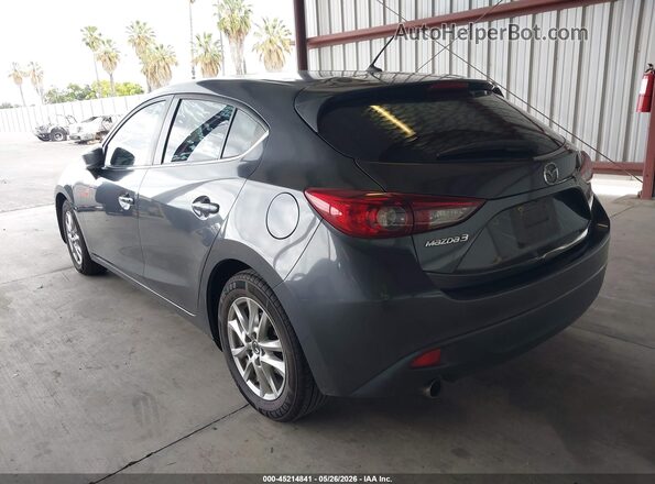 JM1BM1L72G1283338 2016 MAZDA 3 Серый Задняя левая четверть
