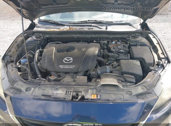 JM1BM1U70G1333412 2016 MAZDA 3 Синий Вид сзади