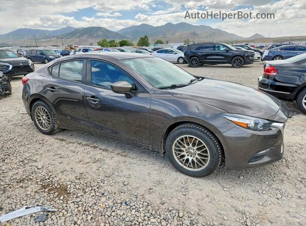 JM1BN1U78H1102174 2017 MAZDA 3 Угольный Передняя правая четверть