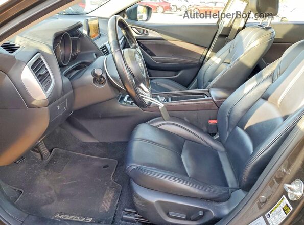 JM1BN1V76H1105718 2017 MAZDA 3 Угольный Вид салона спереди