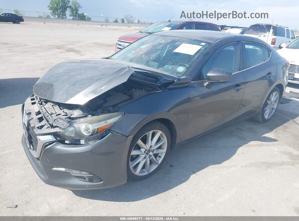 JM1BN1W33H1131608 2017 MAZDA 3 Серый Передняя левая четверть