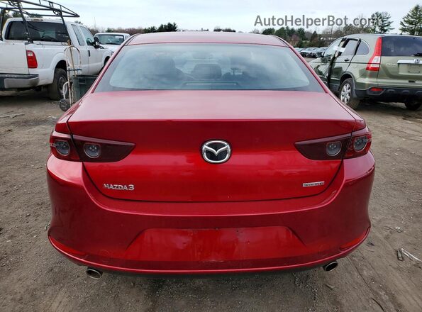 JM1BPACL0K1107482 2019 MAZDA 3 Red Widok z tyłu