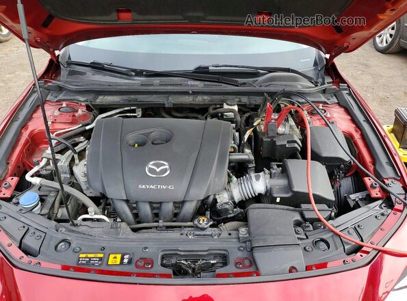 JM1BPACL0K1107482 2019 MAZDA 3 Red Widok wnętrza z tyłu
