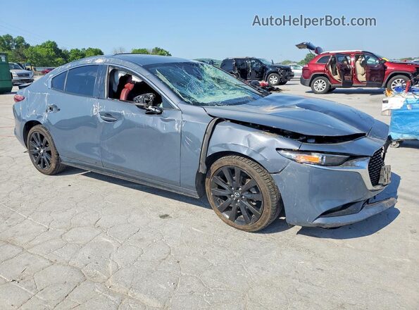 JM1BPACL8N1506547 2022 MAZDA 3 Синий Передняя правая четверть