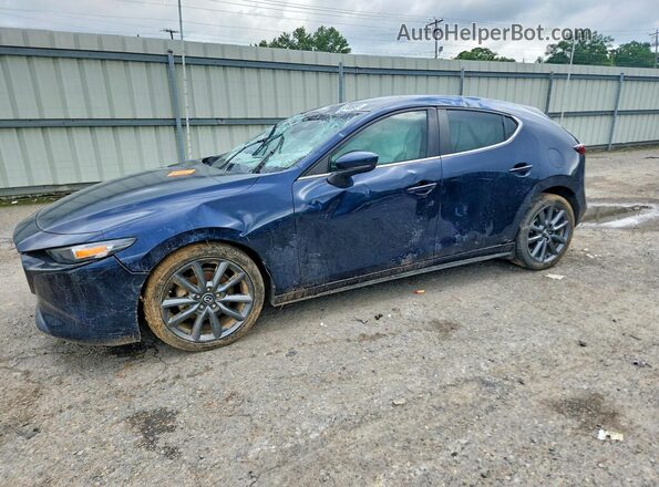 JM1BPAKL2M1403866 2021 MAZDA 3 Синий Передняя левая четверть
