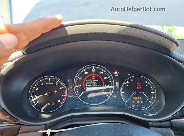 JM1BPALM8R1712045 2024 MAZDA 3 Синий Вид щитка приборов