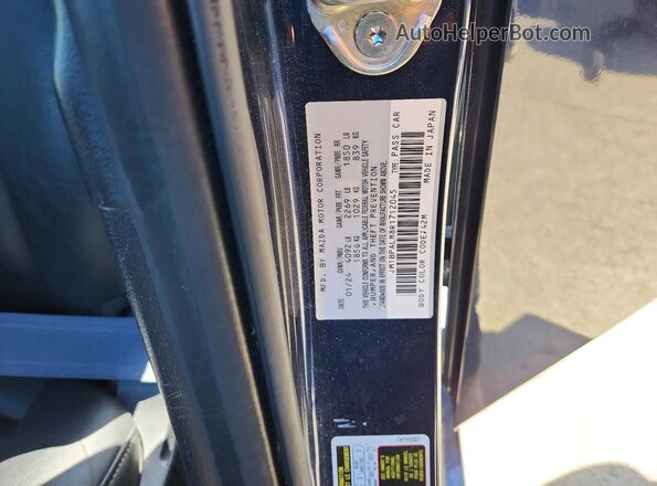 JM1BPALM8R1712045 2024 MAZDA 3 Синий Вид подкапотного пространства