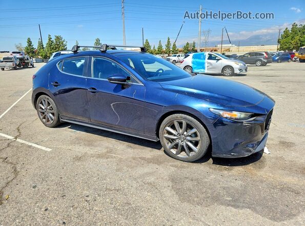 JM1BPALMXK1108583 2019 MAZDA 3 Синий Передняя правая четверть